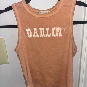 Darling Women's Orange Tank Top